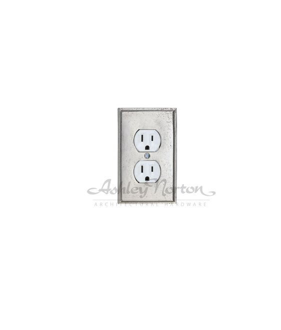 Ashley Norton WM.SQ.OC 1 SQUARE Outlet Cover 1 Gang - Medium White Bronze