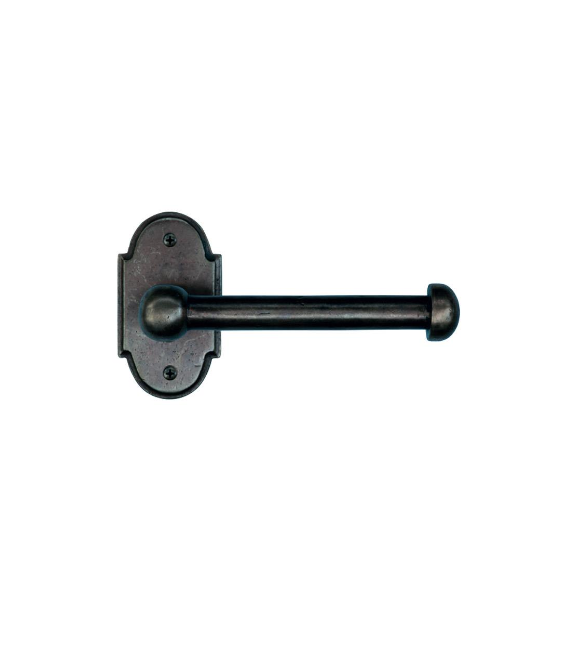 Ashley Norton WM.SQ145 SIngle Side Toilet Paper Holder - Medium White Bronze