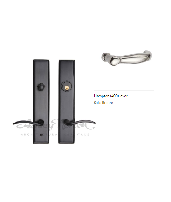 Ashley Norton WM.SQLES.400.50.L-234 Hampton Entry - Medium White Bronze