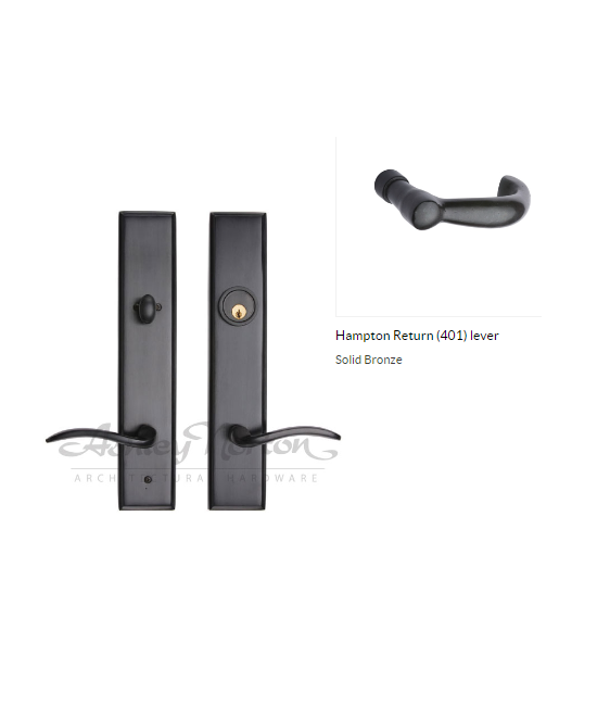 Ashley Norton WM.SQLES.401.50.L-238 Hampton Return Entry - Medium White Bronze
