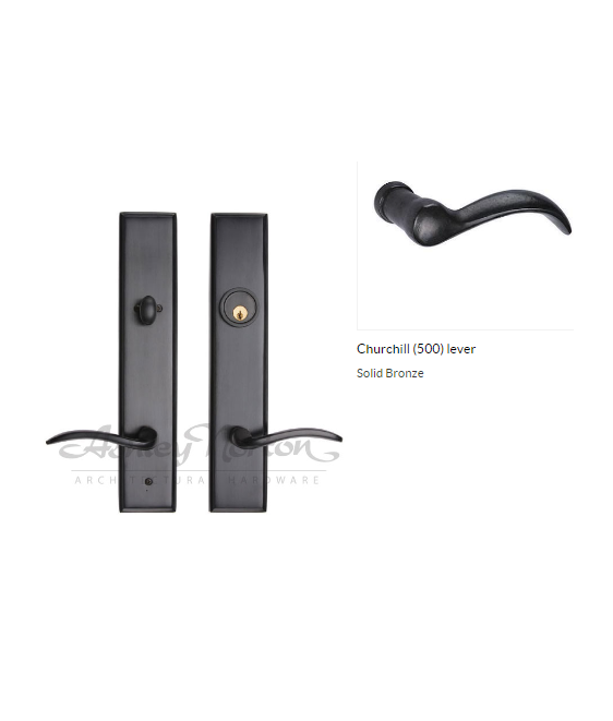 Ashley Norton WM.SQLES.500.50.L Churchill Entry - Medium White Bronze