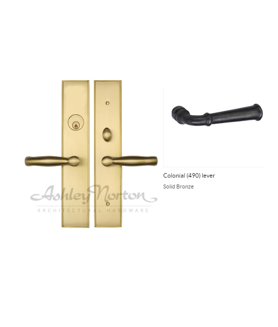 Ashley Norton WM.SQMOR.490.12.R Colonial LxL Entry - Medium White Bronze