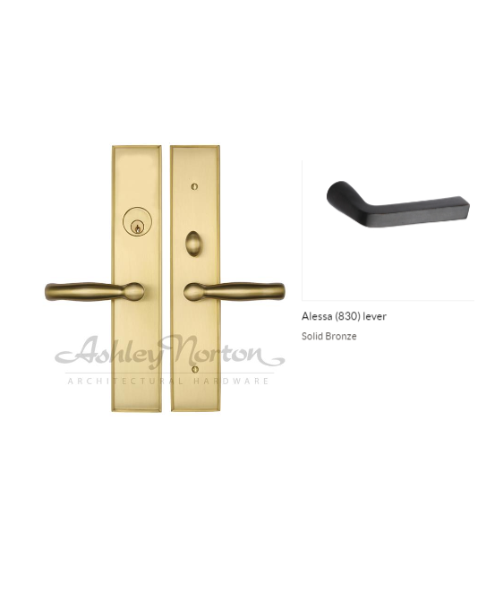 Ashley Norton WM.SQMOR.830.12.R Alessa LxL Entry - Medium White Bronze