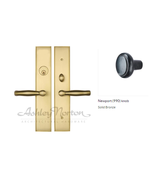 Ashley Norton WM.SQMOR.990.12 Newport LxL Entry - Medium White Bronze