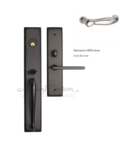 Ashley Norton WM.SQSGL.400.10.R Hampton GxL Entry - Medium White Bronze