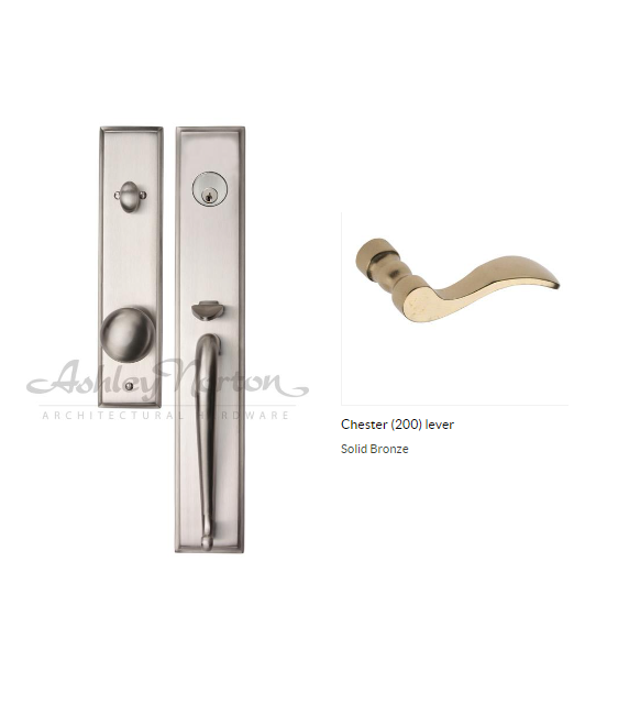Ashley Norton WM.SQTUB.200.50.L-238 Chester GxL Entry - Medium White Bronze