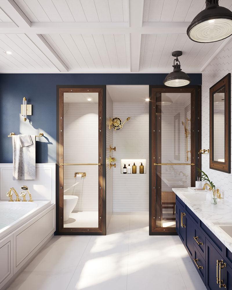 Waterstone AG250-1 Argonaut Wall Mount Shower Head With Back Plate - Parent