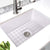 Nantucket Sinks Wellfleet-2719W 27-Inch Undermount Fireclay Kitchen Sink Wellfleet-2719W