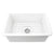 Nantucket Sinks Wellfleet-2719W 27-Inch Undermount Fireclay Kitchen Sink Wellfleet-2719W