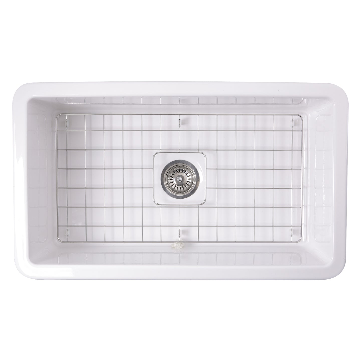 Nantucket Sinks Wellfleet-3218W 32-Inch Undermount Fireclay Kitchen Sink Wellfleet-3218W