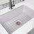 Nantucket Sinks Wellfleet-3218W 32-Inch Undermount Fireclay Kitchen Sink Wellfleet-3218W