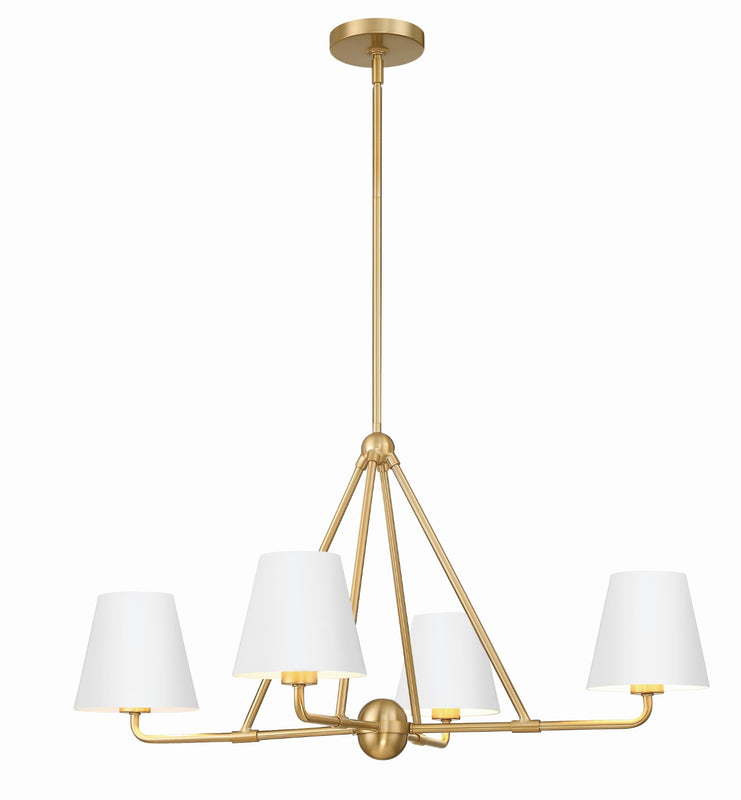 Crystorama XAV-B9304 Xavier 4 Light Chandelier