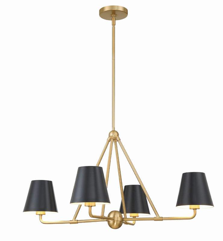 Crystorama XAV-B9304 Xavier 4 Light Chandelier