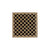 Infinity Drain XD 5-3P 5” x 5” XD 5 - Strainer - Criss-Cross Pattern & 4" Throat w/PVC Drain Body 3” Outlet