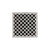 Infinity Drain XD 5-3P 5” x 5” XD 5 - Strainer - Criss-Cross Pattern & 4" Throat w/PVC Drain Body 3” Outlet