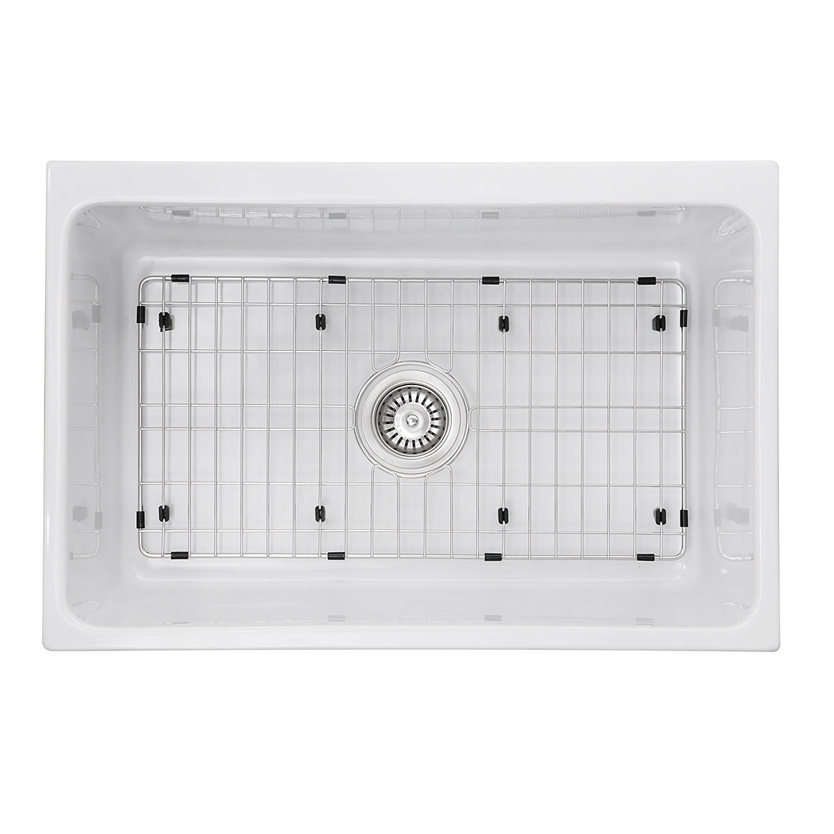 Nantucket sinks YARMOUTH-30BG 30-inch decorative apron farmhouse fireclay sink