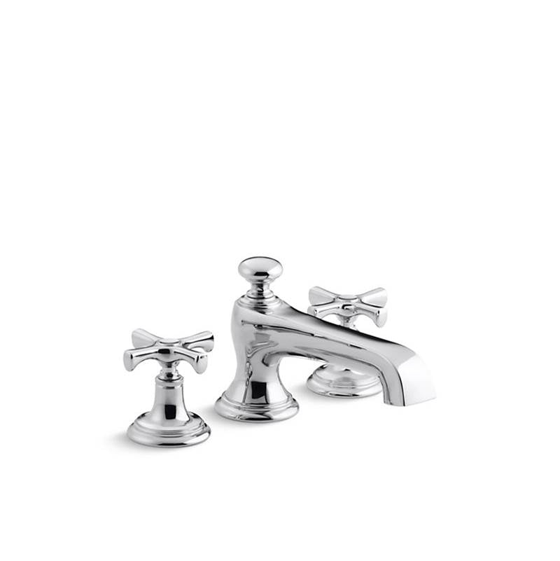 Kallista P24603-CR Bellis Deck-Mount Roman Tub Bath Faucet, Cross Handles - Parent