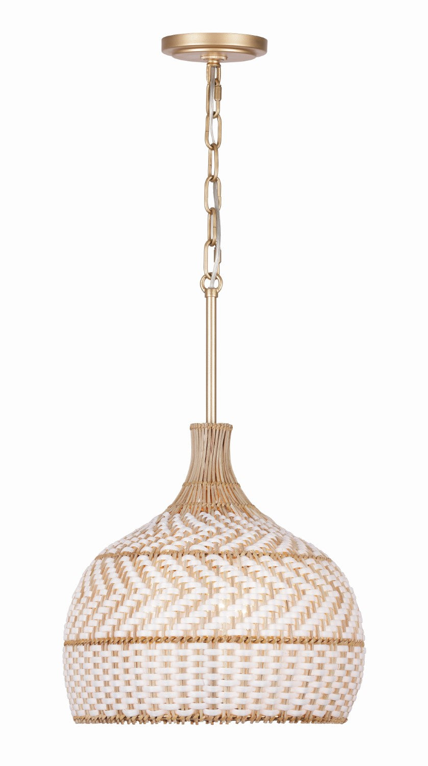 Crystorama ZAN-9003-SG Zanzibar 3 Light Pendant - Soft Gold