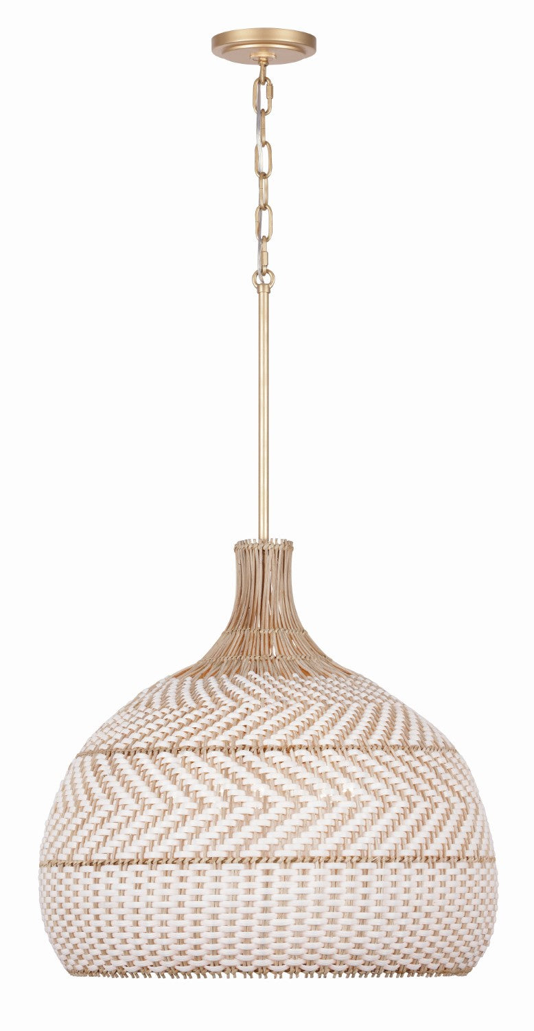 Crystorama ZAN-9005-SG Zanzibar 5 Light Chandelier - Soft Gold