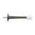 Deltana ZBDS30U 3 Baseboard Door Bumper, Zinc Die-Cast