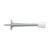Deltana ZBDS30U 3 Baseboard Door Bumper, Zinc Die-Cast