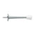 Deltana ZBDS30U 3 Baseboard Door Bumper, Zinc Die-Cast