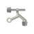 Deltana ZHP70U Hinge Pin Stop For Steel Hinges, Hinge Mounted, Zinc Die-Cast