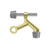 Deltana ZHP70U Hinge Pin Stop For Steel Hinges, Hinge Mounted, Zinc Die-Cast
