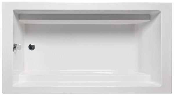 Americh ZP7236PA2 Zephyr 72" x 36" Drop In Platinum Combo 2 Tub - Parent