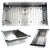 Nantucket Sinks ZR-PS-3620-16 Pro Series Large Prep Station Single Bowl Undermount Kitchen Sink with Compatible Accessories