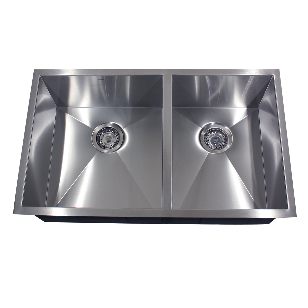 Nantucket Sinks 32" Pro Series 60/40 Double Bowl Undermount Stainless Steel Sink