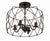 Crystorama ZUC-A9030-EB-GA_CEILING Zucca 4 Light Ceiling Mount - English Bronze and Antique Gold