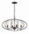 Crystorama ZUC-A9034-EB-GA Zucca 4 Light Chandelier - English Bronze and Antique Gold