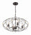 Crystorama ZUC-A9034-EB-GA Zucca 4 Light Chandelier - English Bronze and Antique Gold