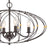 Crystorama ZUC-A9034-EB-GA Zucca 4 Light Chandelier - English Bronze and Antique Gold