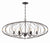 Crystorama ZUC-A9036-EB-GA Zucca 6 Light Chandelier - English Bronze and Antique Gold