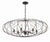 Crystorama ZUC-A9036-EB-GA Zucca 6 Light Chandelier - English Bronze and Antique Gold