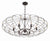 Crystorama ZUC-A9036-EB-GA Zucca 6 Light Chandelier - English Bronze and Antique Gold