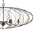 Crystorama ZUC-A9036-EB-GA Zucca 6 Light Chandelier - English Bronze and Antique Gold