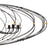 Crystorama ZUC-A9039-EB-GA Zucca 10 Light Chandelier - English Bronze and Antique Gold