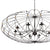 Crystorama ZUC-A9039-EB-GA Zucca 10 Light Chandelier - English Bronze and Antique Gold