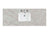 James Martin 050-S60S-SNK 60" Single Top, 3 CM with Sink