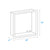 Alta Aqua AA-NI-RE-K-13X13 Recessed Stainless Steel Shower Niches - Parent