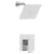 Alta Aqua AA-SH-K-PBV-6 6'' Shower Head & Valve Combo