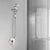 Alta Aqua AA-SH-MG-R-HS-6 Magnetic Shower Combo Without Valve Kit