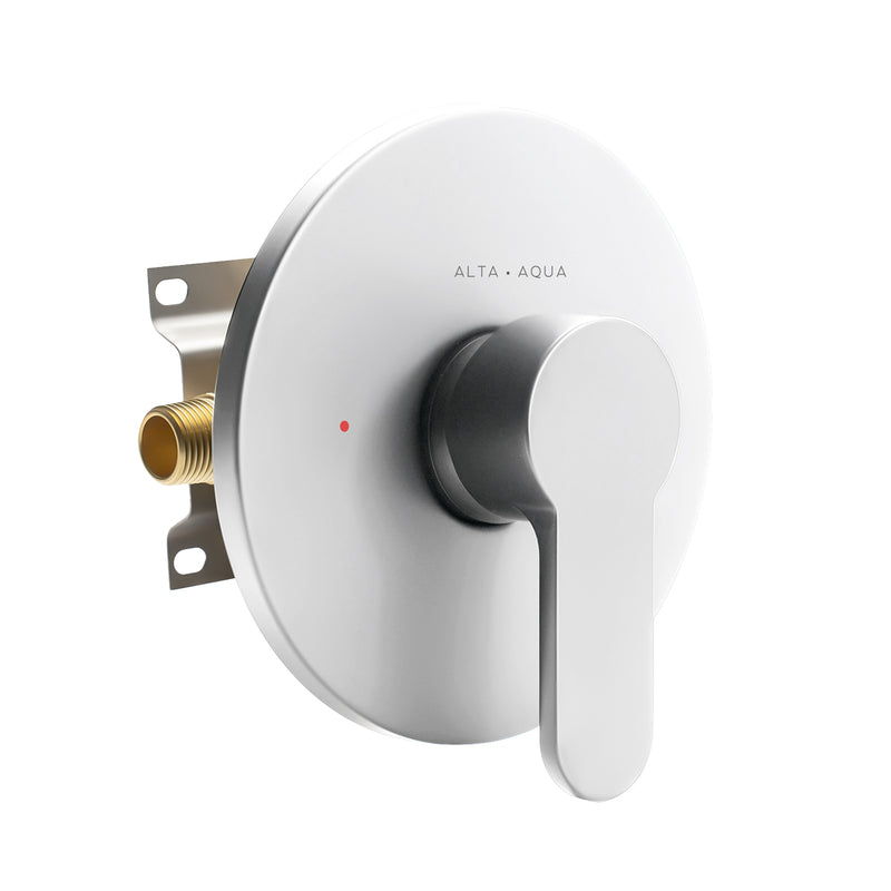 Alta Aqua AA-SH-R-PBV Pressure Balance Valve With Round Trim Kit