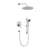 Alta Aqua AA-SH-R-PBVD-P-HS-12 12'' Shower Head Push Button Shower Combo