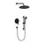 Alta Aqua AA-SH-R-PBVD-P-HS-12 12'' Shower Head Push Button Shower Combo