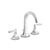 Kallista P22732-LV For Town Lavatory Bathroom Sink Faucet, Tall Spout, Lever Handles
