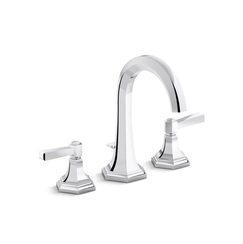 Kallista P22732-LV For Town Lavatory Bathroom Sink Faucet, Tall Spout, Lever Handles